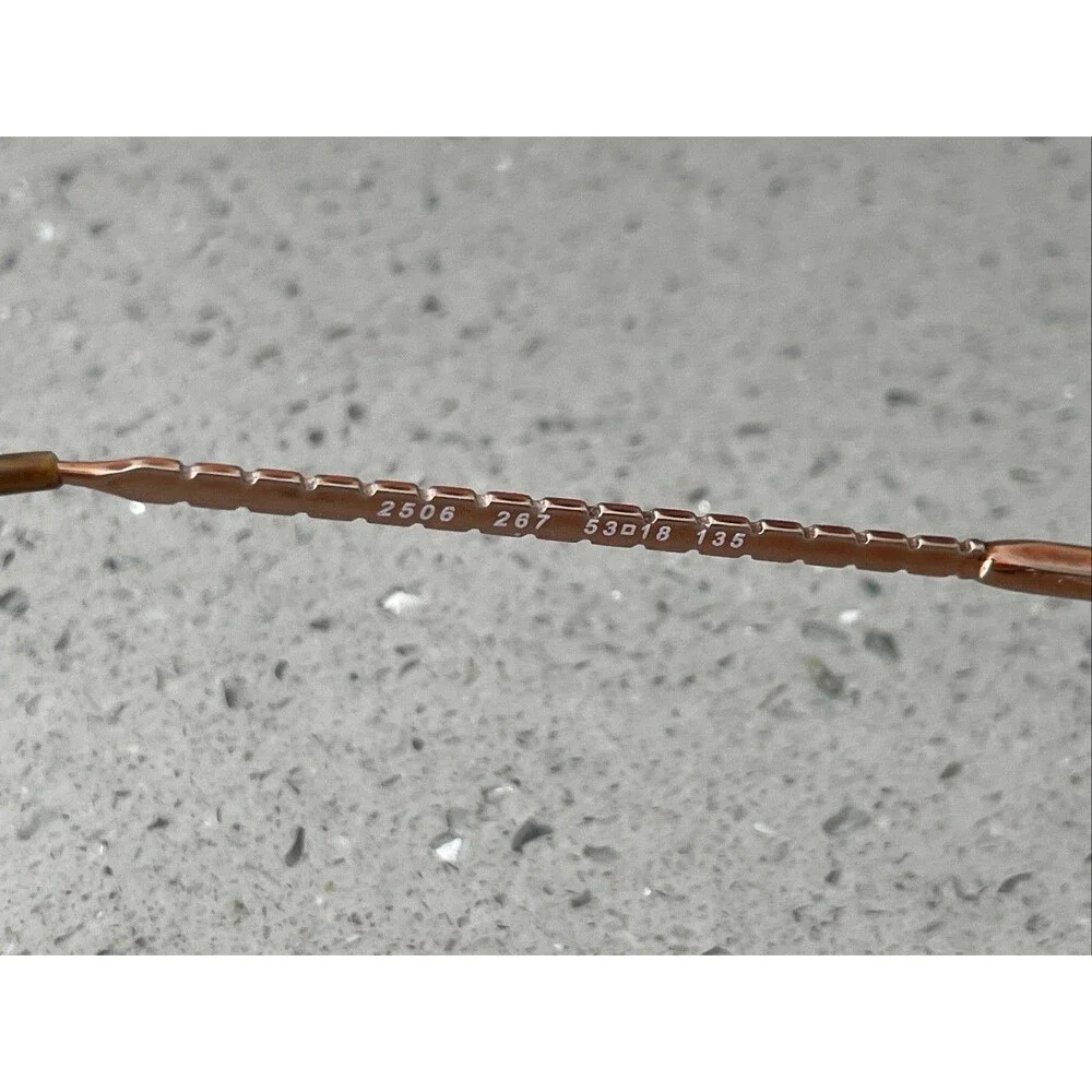Sferoflex 2506 267 Eyeglasses Frames ONLY Half Rim  53-18-135 Italy bronze